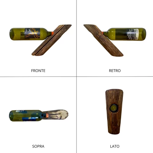 Portabottiglie artigianale - immagine 3