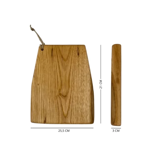 Misure tagliere artigianale in legno