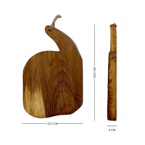 Misure tagliere artigianale in legno