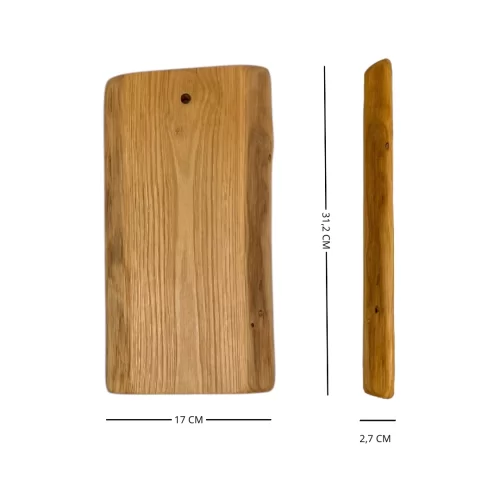 Misure tagliere artigianale in legno massello