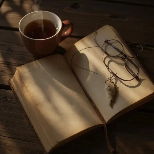 Collana con ciondolo in legno artigianale