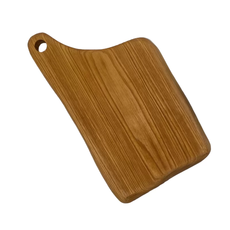 Tagliere artigianale in legno massello di castagno antico