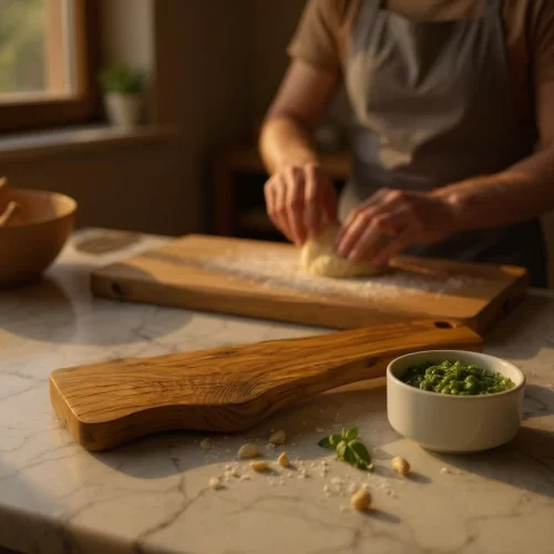 Tagliere artigianale in legno massello