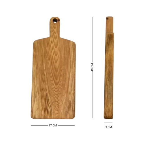 Misure tagliere con manico in larice