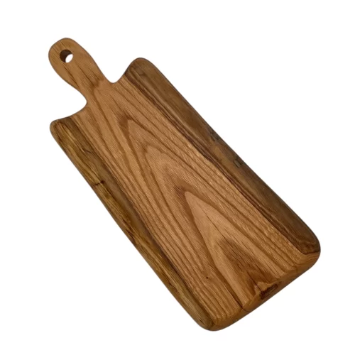 Tagliere artigianale in legno di castagno antico