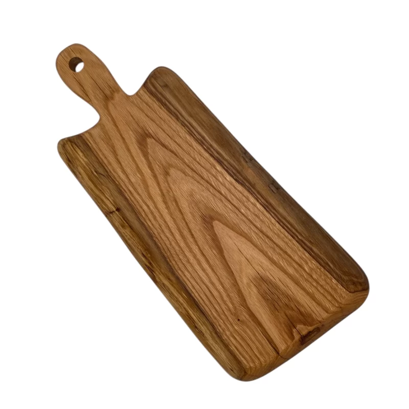 Tagliere artigianale in legno di castagno antico