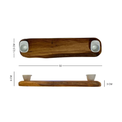Artisan cutting board with two bowls - Image 5
