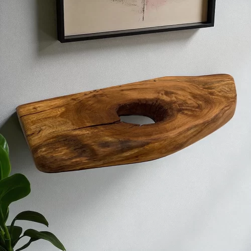 Handcrafted wooden shelf - Image 2