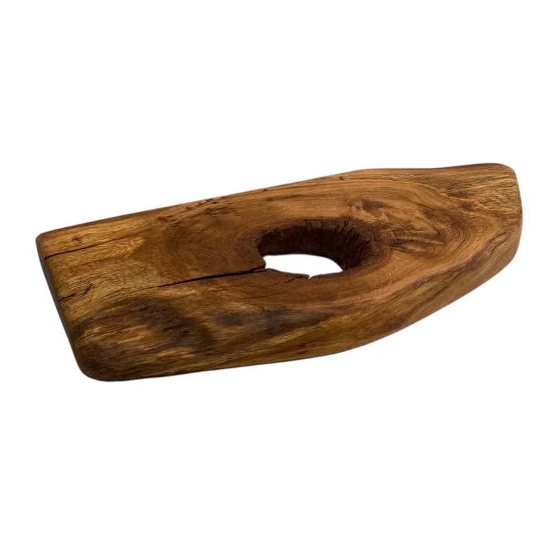 Handcrafted wooden shelf