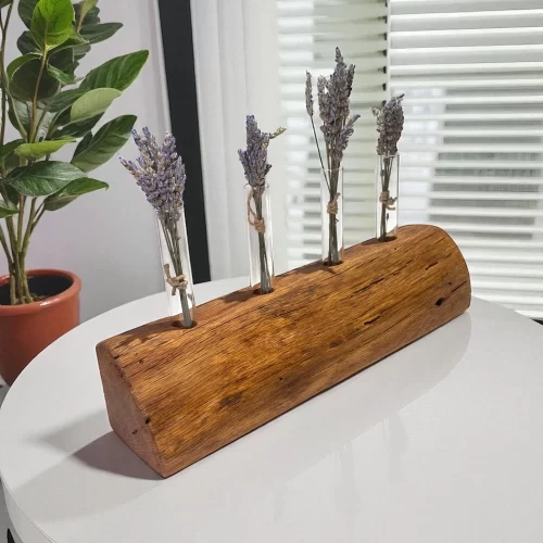 Wooden flower holder - Image 2