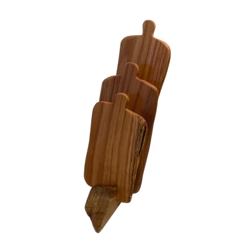 Set of 3 artisanal cutting boards