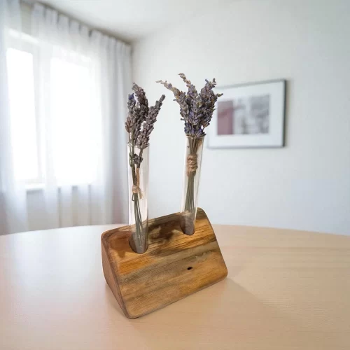 Wooden flower holder - Image 2