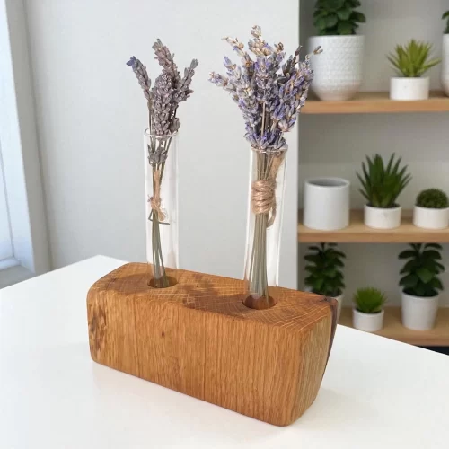 Wooden flower holder - Image 8