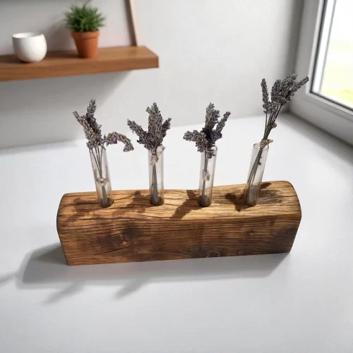 Wooden flower holder - Image 5
