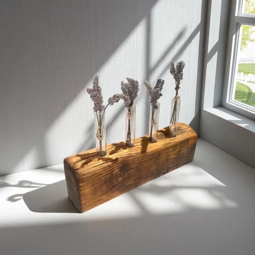 Wooden flower holder - Image 6