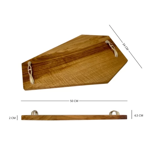 Halloween Coffin-Shaped Tray with Handles - Image 4