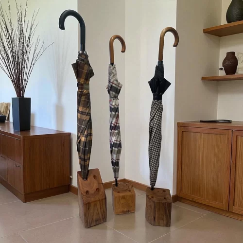 Wooden umbrella stand - Image 4