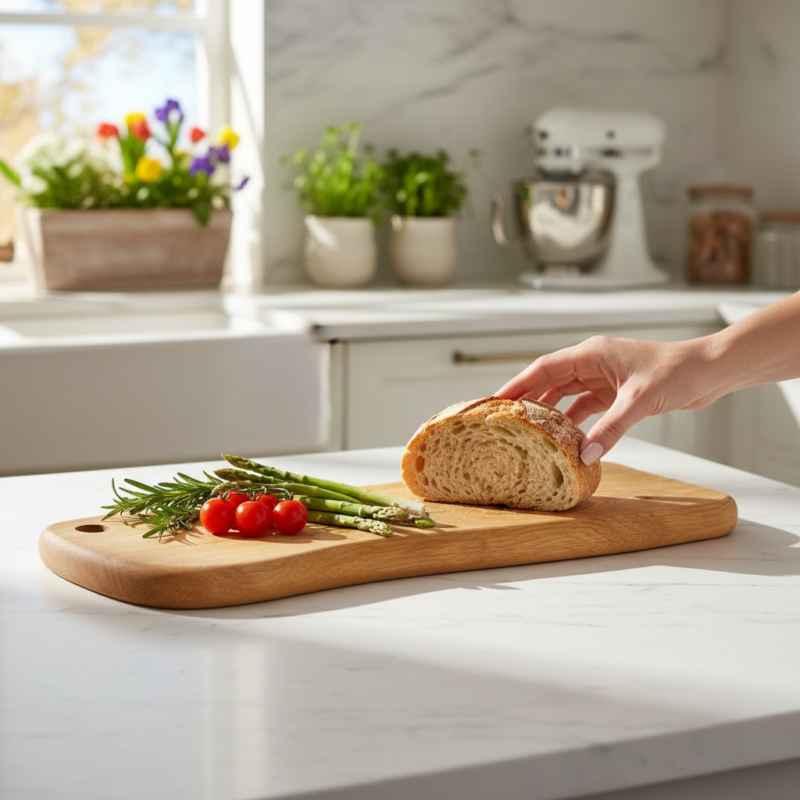 TAGLIERE IN LEGNO ANTICO DI QUERCIA