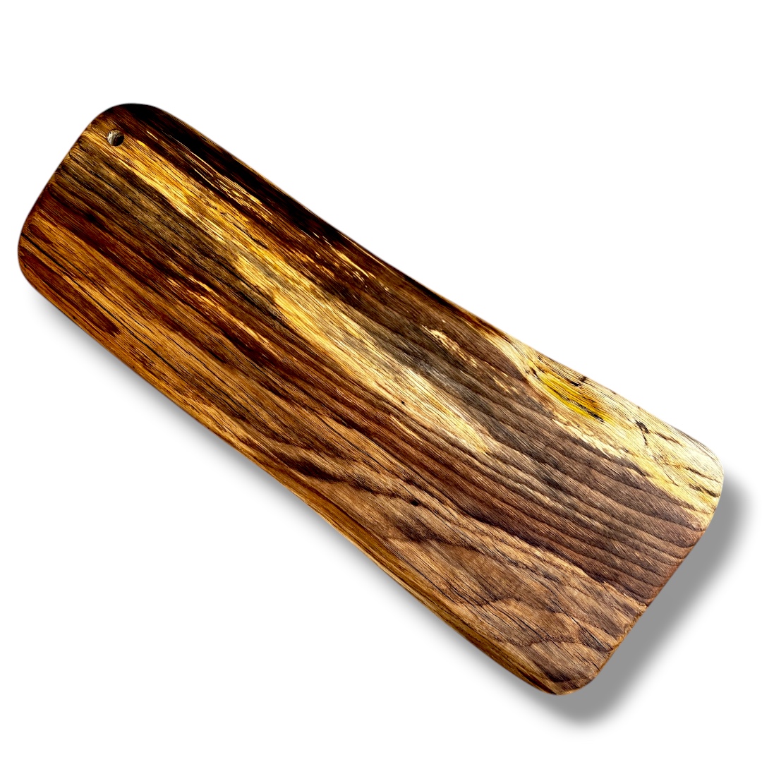 RADICI ROVENTI - TAGLIERE IN LEGNO ANTICO DI QUERCIA - PEZZO UNICO - immagine 2