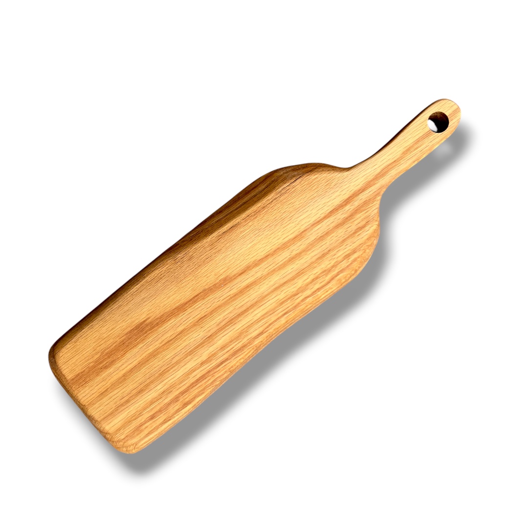 BARK AT THE MOON - TAGLIERE MONOLITICO IN LEGNO DI QUERCIA ANTICA SECOLARE - PEZZO UNICO - immagine 2