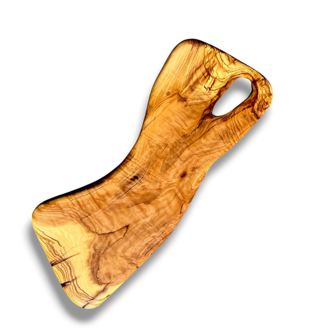 ACE OF SPADES - TAGLIERE MONOLITICO IN LEGNO DI ULIVO SECOLARE ANTICO - PEZZO UNICO - immagine 2