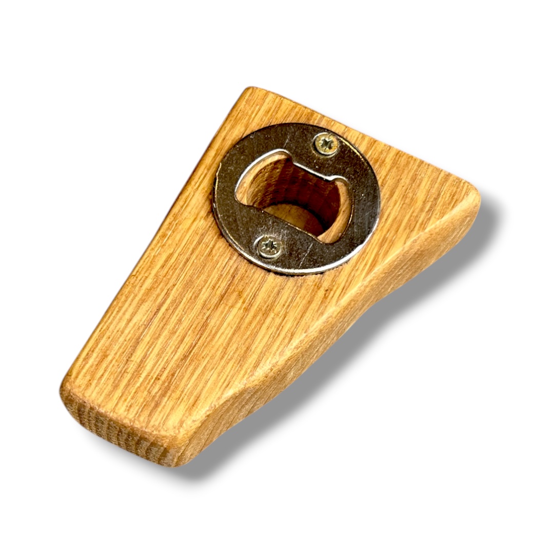 KICKSTART MY HEART - APRIBOTTIGLIE TASCABILE IN LEGNO DI CASTAGNO ANTICO - PEZZO UNICO - immagine 2