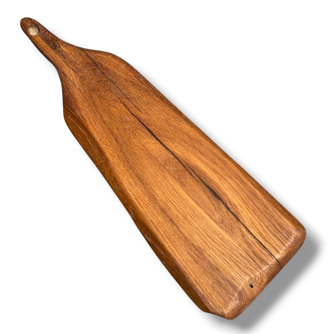 ENTER SANDMAN - TAGLIERE MONOLITICO IN LEGNO DI QUERCIA ANTICA SECOLARE - PEZZO UNICO - immagine 2