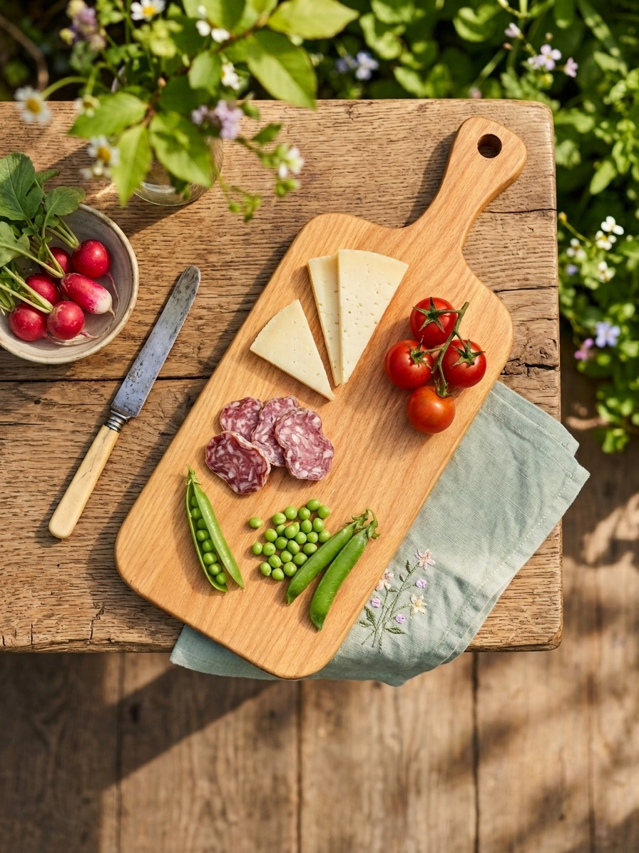 ROCK YOU LIKE A HURRICANE - TAGLIERE MONOLITICO IN LEGNO DI FAGGIO ANTICO SECOLARE - PEZZO UNICO