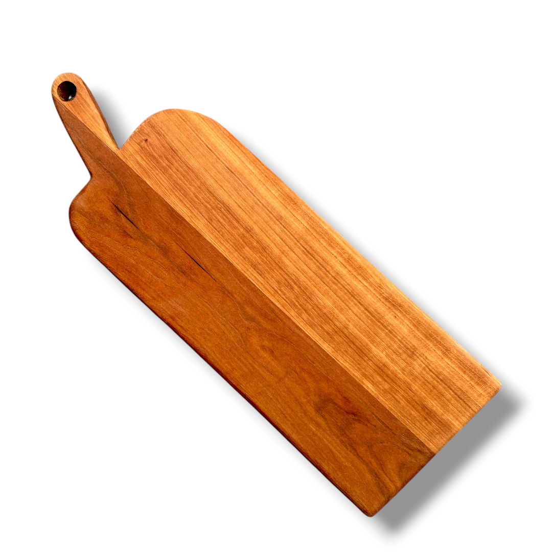 TITOLO PRODOTTO CHERRY PIE - TAGLIERE MONOLITICO IN LEGNO DI CILIEGIO ANTICO SECOLARE - PEZZO UNICO - immagine 2